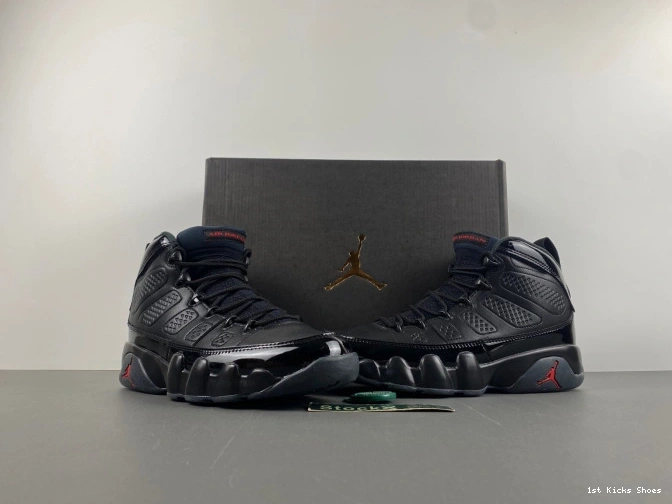 1st Kicks 302370-014 Retro Bred Air Jordan 9 Patent 0709